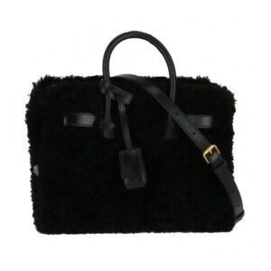 3Yves Saint Laurent Womens Black Tote Bag