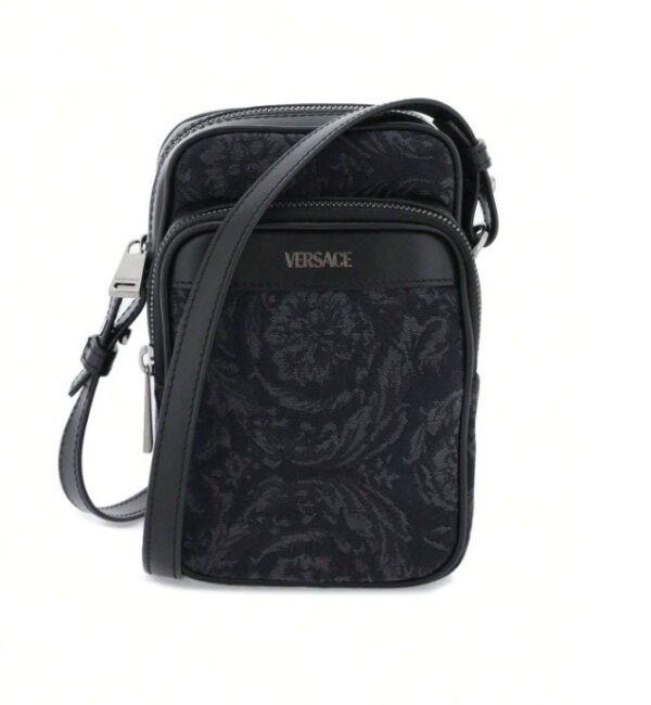 Versace Men's Messenger Bag BLACK